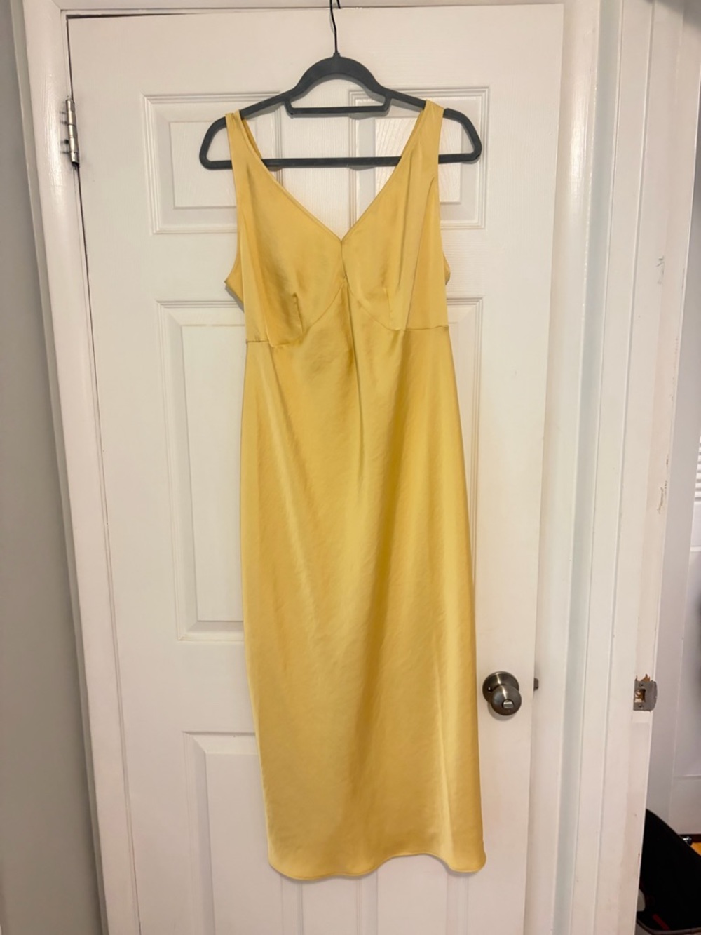 Isabel Maternity by Ingrid & Isabel Yellow Midi Slip Dress